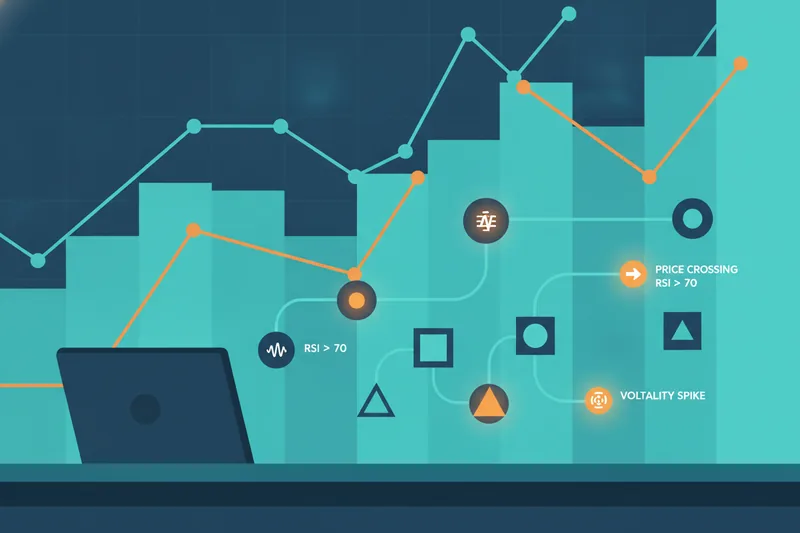 No-code logic map illustrating bear-market trading conditions