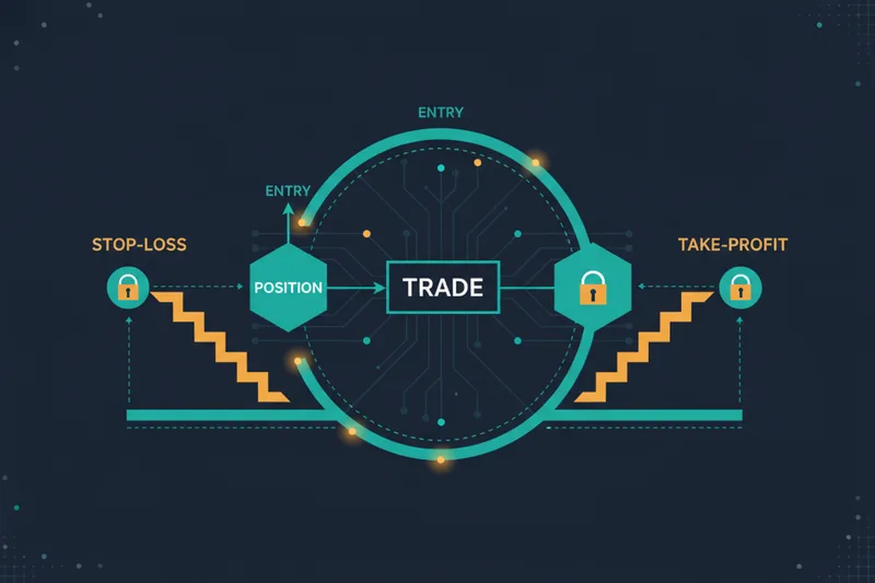 Integrated risk rules: stop loss and take profit within the strategy flow