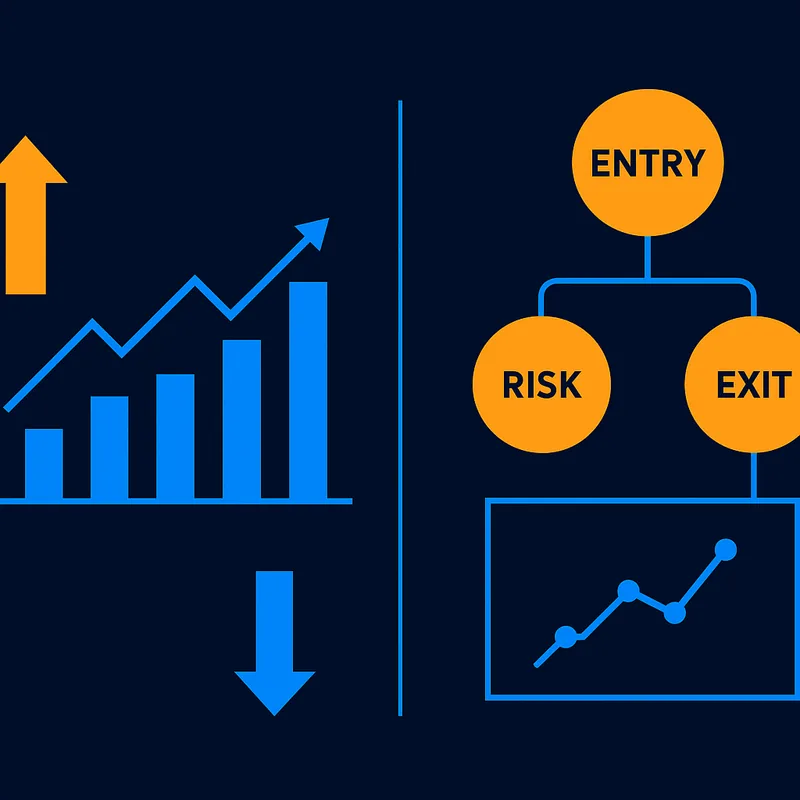 Illustration comparing exchange and strategy building with rules